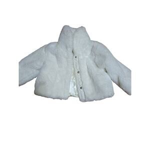 Little girl 's coat size 18to 24 months  white